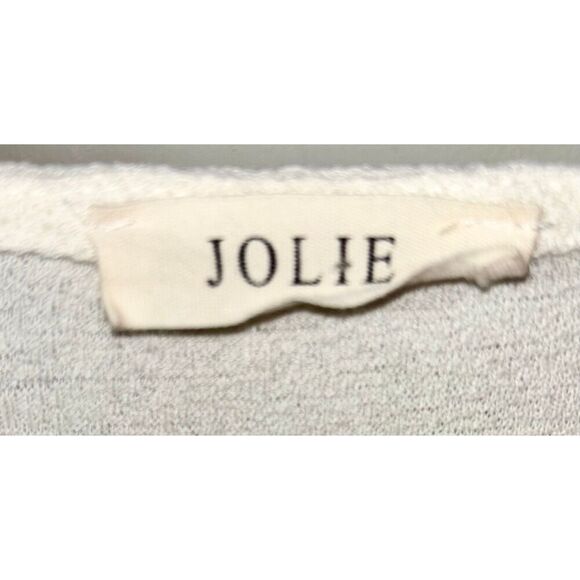 Jolie off white Cinched Tied Crop Top S: S - Picture 5 of 5